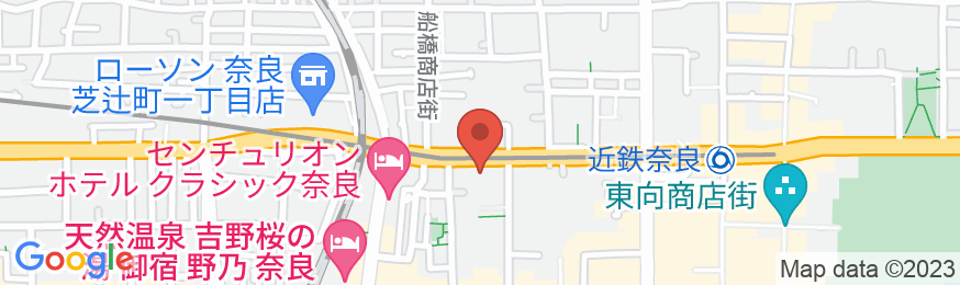 Hotel Base Naraの地図