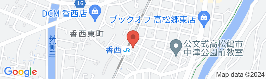 Alphabed高松香西駅前の地図
