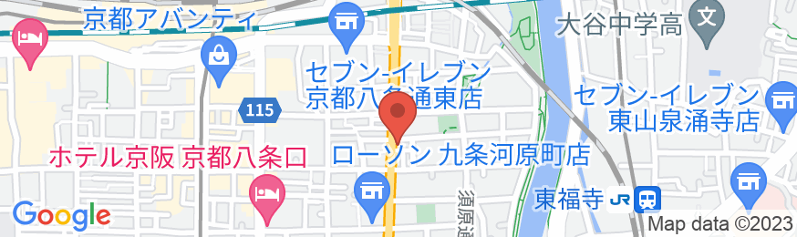 Stay SAKURA 京都駅南Iの地図