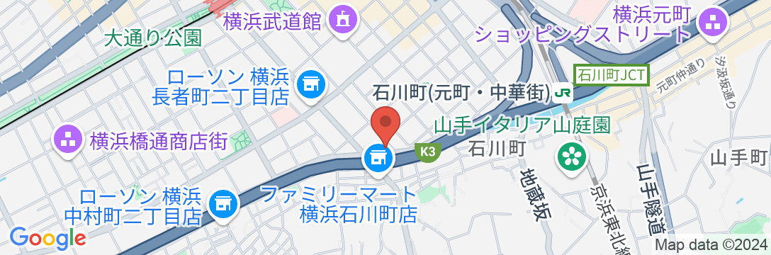 ホテル ミライの地図