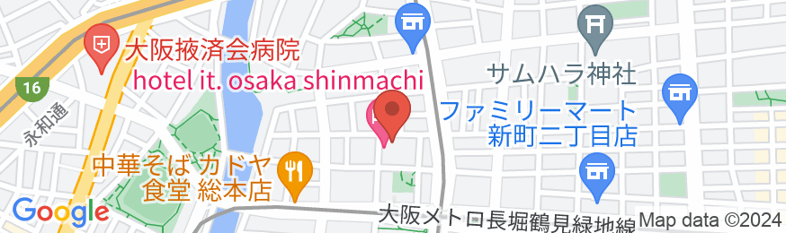 hotel it. osaka shinmachiの地図
