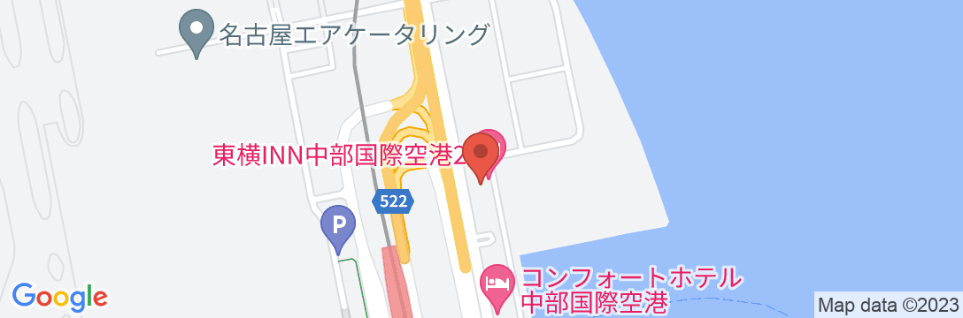 東横INN中部国際空港2の地図