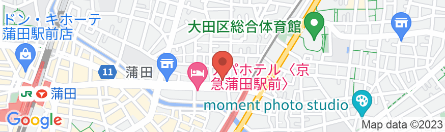 アイホテル京急蒲田の地図