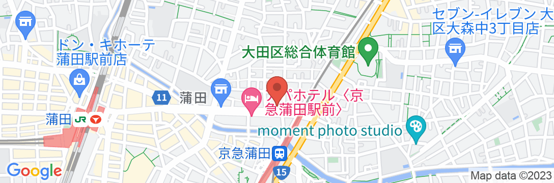 アイホテル京急蒲田の地図