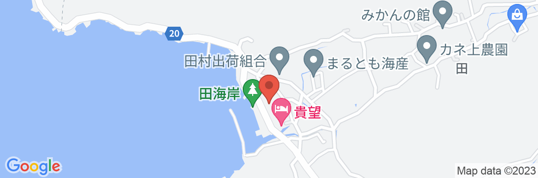 民宿タムラの地図