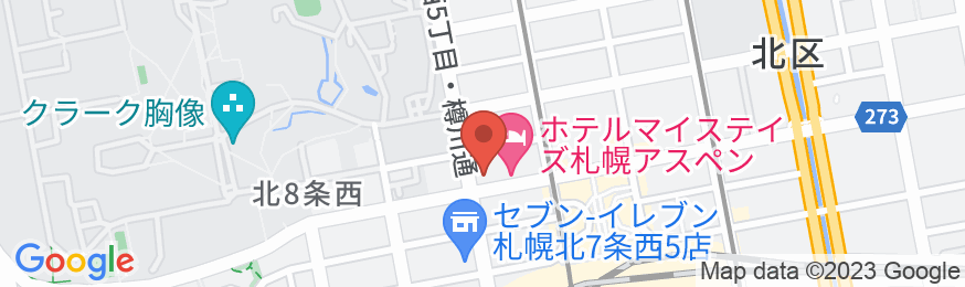 京王プレリアホテル札幌の地図