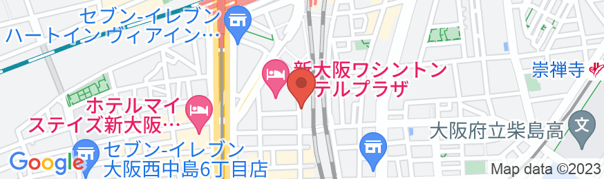コンフォートホテル新大阪の地図