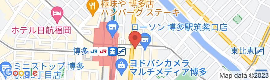 都ホテル博多の地図