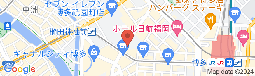三井ガーデンホテル福岡祇園の地図