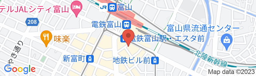 ダイワロイネットホテル富山駅前の地図