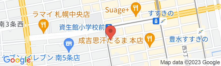 ベッセルホテルカンパーナすすきの|サウナ付大浴場(札幌・すすきの)の地図