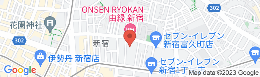 ONSEN RYOKAN YUEN SHINJUKUの地図