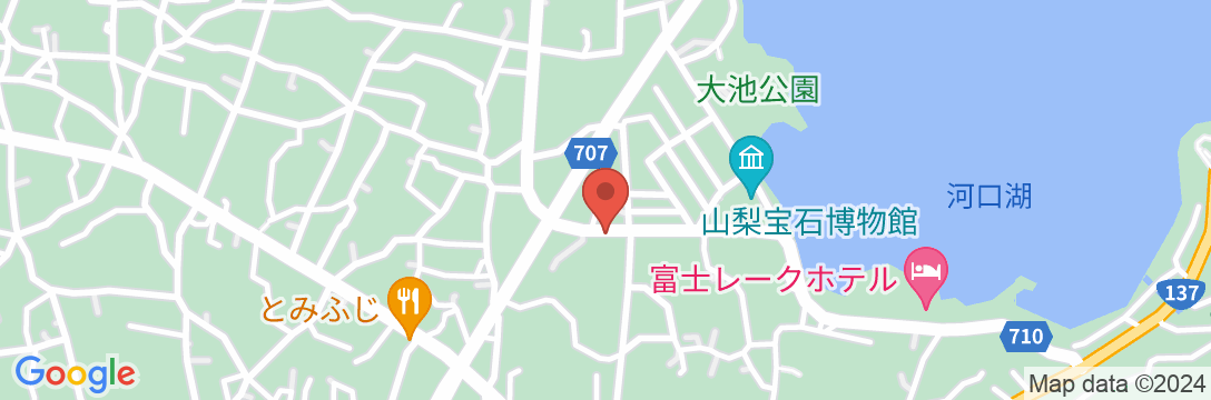東横INN富士河口湖大橋の地図