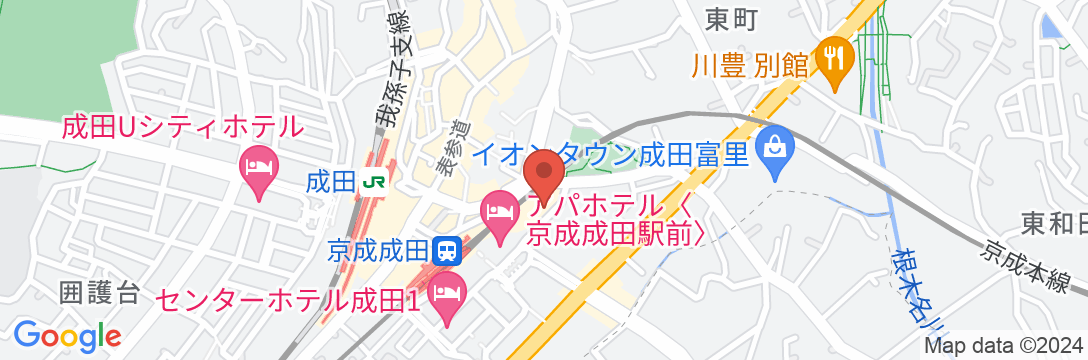 ミートイン成田の地図