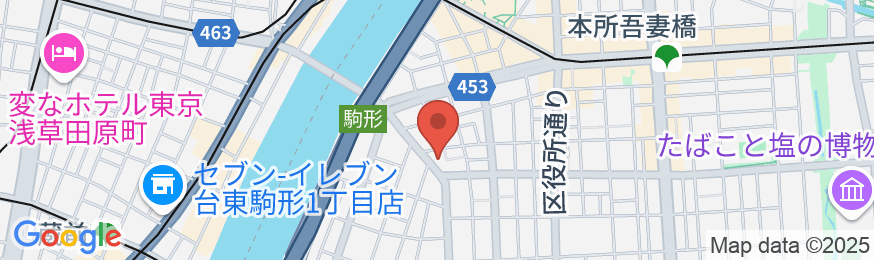 plat hostel keikyu asakusa karinの地図