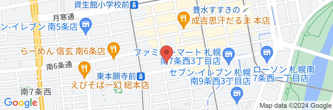 レンブラントスタイル札幌の地図