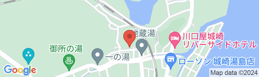 錦水旅館の地図