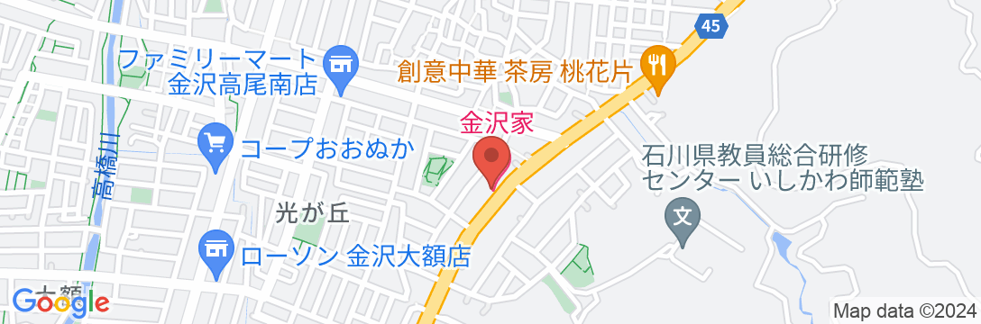 金沢家の地図