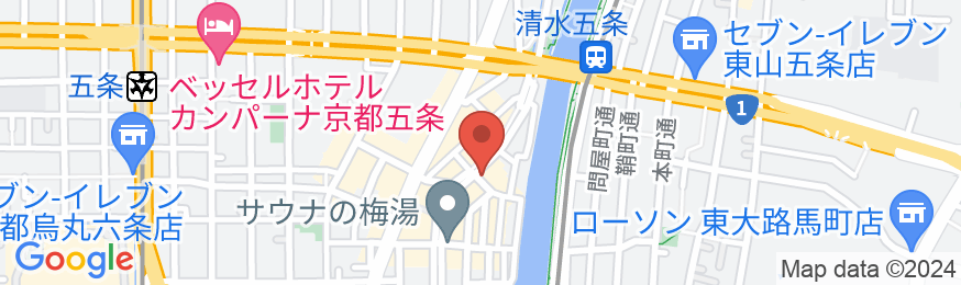 ホテルリブマックス京都鴨川前の地図