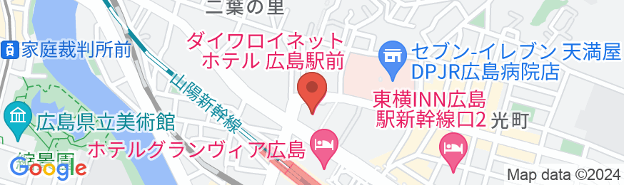 ダイワロイネットホテル広島駅前の地図