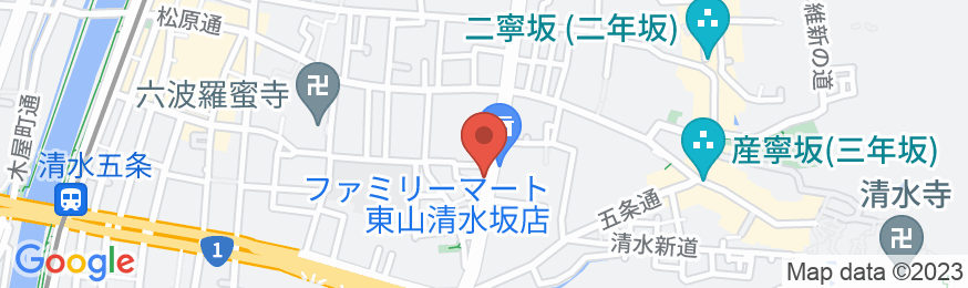Stay SAKURA・京都 清水五条の地図
