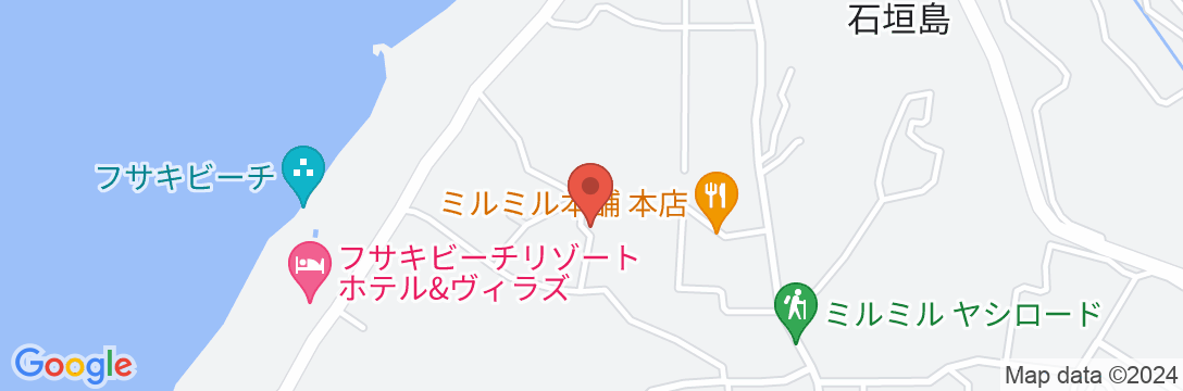リトルマーメイドホテル石垣島<石垣島>の地図