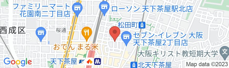 大阪ゲストハウス 天下茶屋駅前3号館の地図