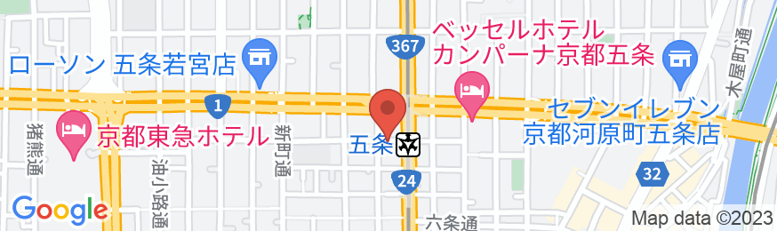羽う座 京都五条烏丸の地図