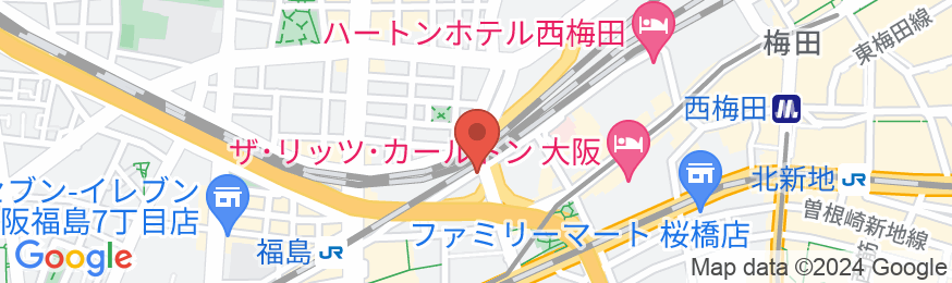 アパホテル〈大阪梅田〉の地図