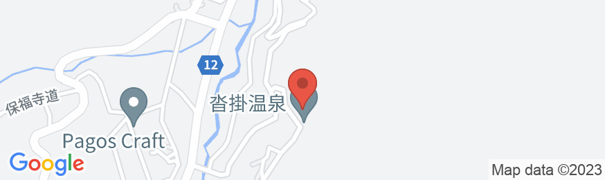 沓掛温泉 叶屋旅館<長野県>の地図