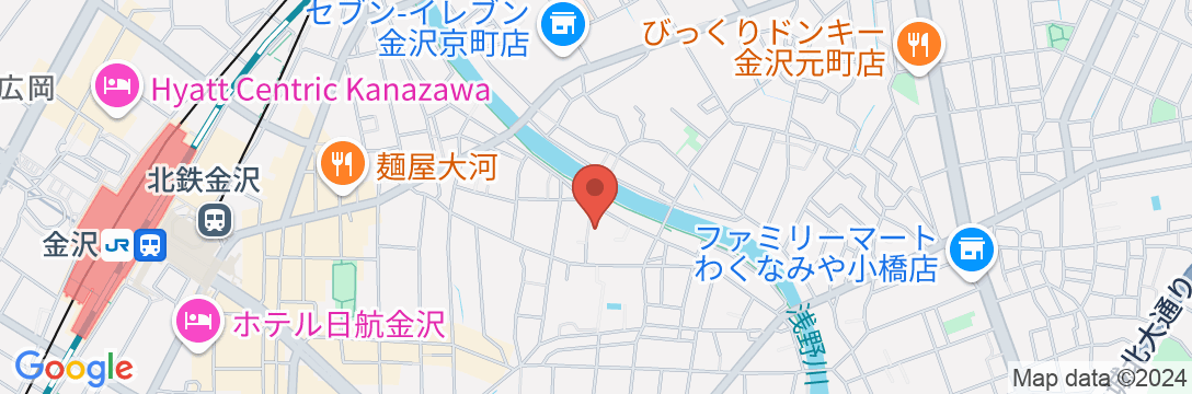 町家ホテル 町の踊場の地図