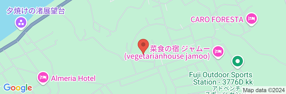 山中湖ハウスの地図