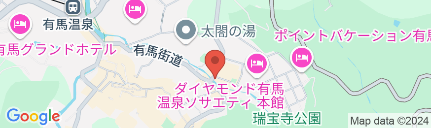 Brucke ARIMA(ブリュッケ 有馬)の地図