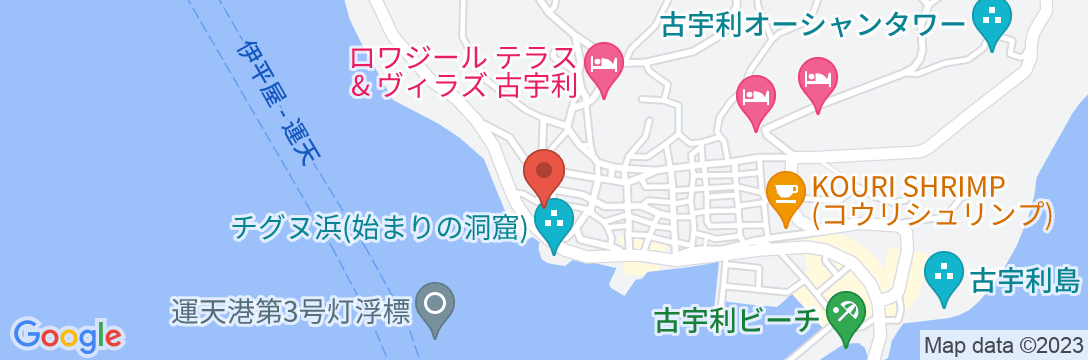 Yuki Suite Kourijima<古宇利島>の地図