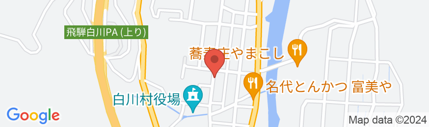 Shirakawa‐Go INNの地図