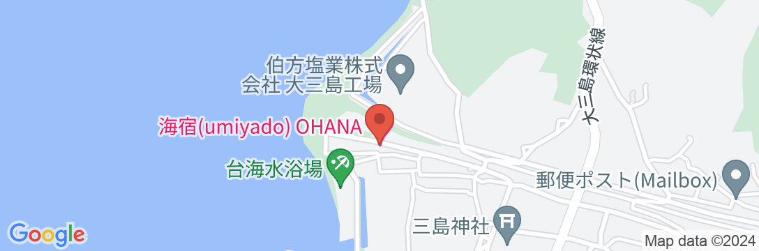 海宿(umiyado) OHANAの地図