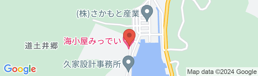 海小屋 みっでい<五島・中通島>の地図