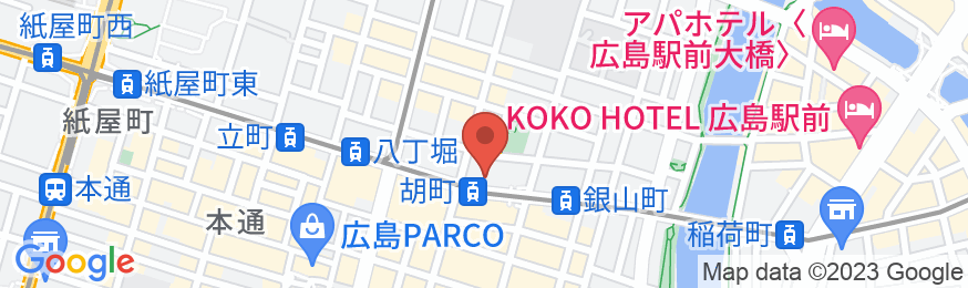 ネストホテル広島八丁堀の地図