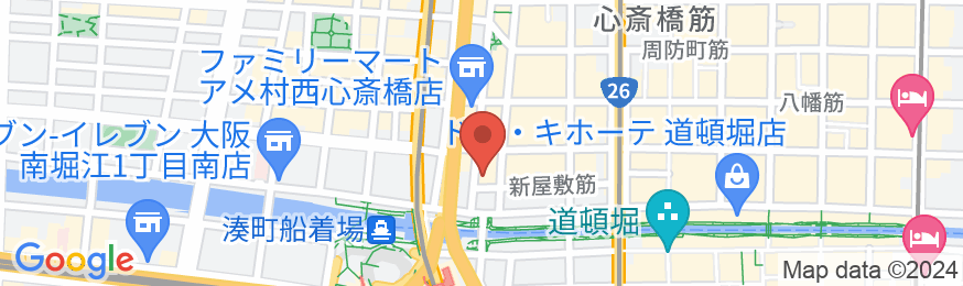 ホテルトレンド西心斎橋の地図