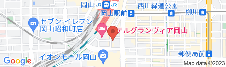 ホテルトレンド岡山駅前の地図