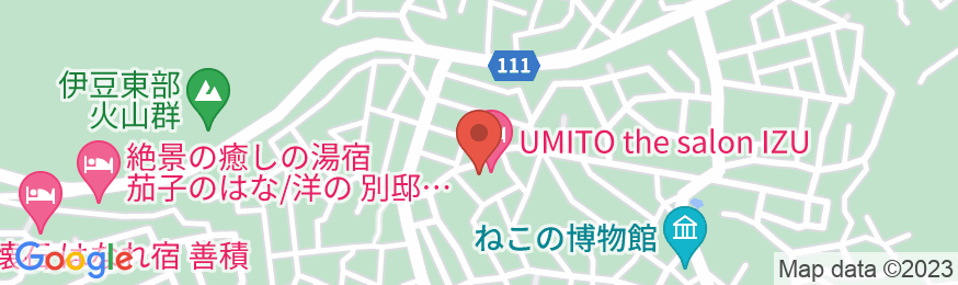 UMITO the salon IZUの地図