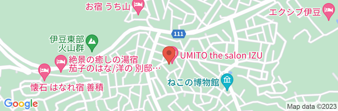 UMITO the salon IZUの地図