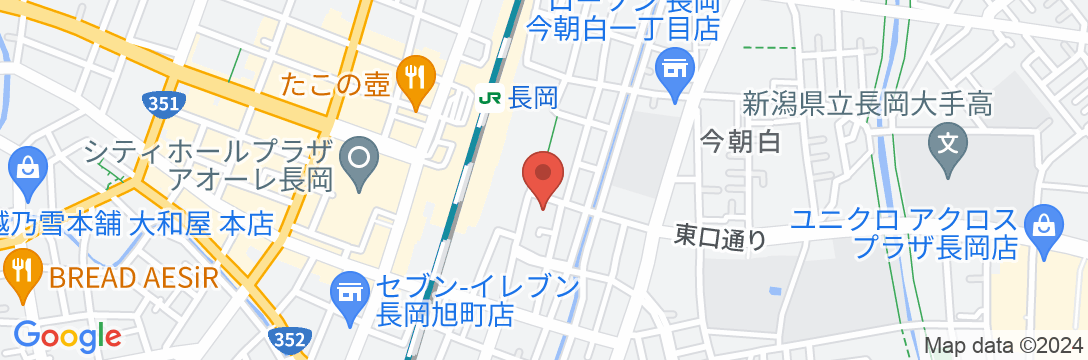 ホテルリブマックス新潟長岡駅前の地図