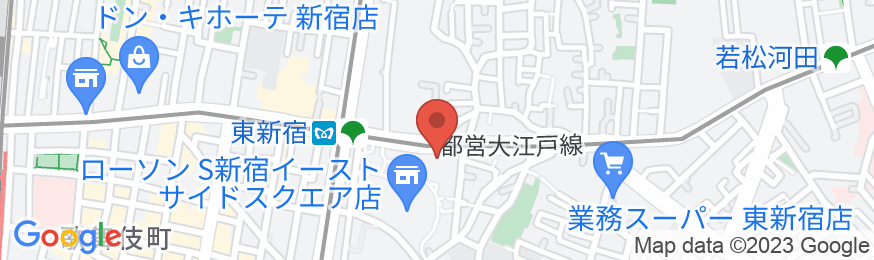 ホテルリブマックス新宿EASTの地図