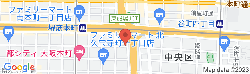 花築・堺筋本町ホテルの地図