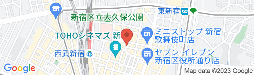 アパホテル〈新宿 歌舞伎町中央〉(全室禁煙)の地図