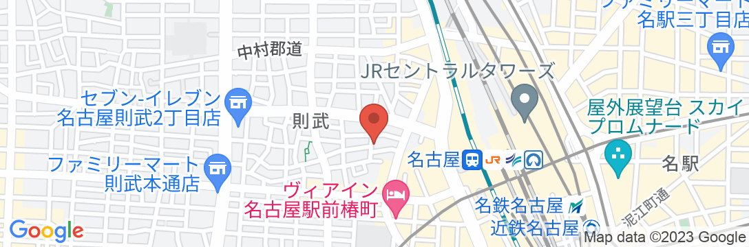 R&Bホテル名古屋新幹線口の地図
