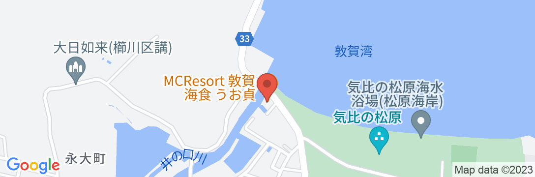 MC Resort ホテル花城の地図