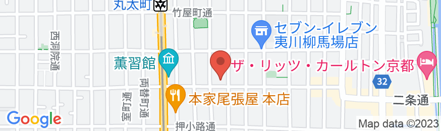 トモヤレジデンスホテル京都 二条高倉の地図