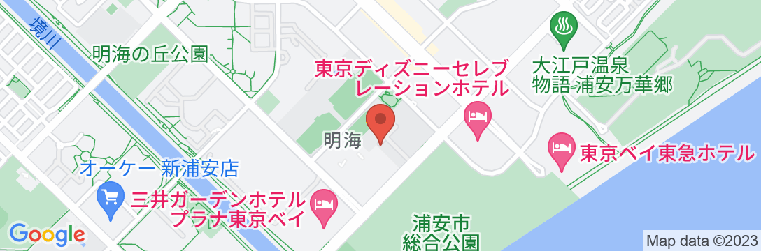 ハイアット リージェンシー 東京ベイの地図